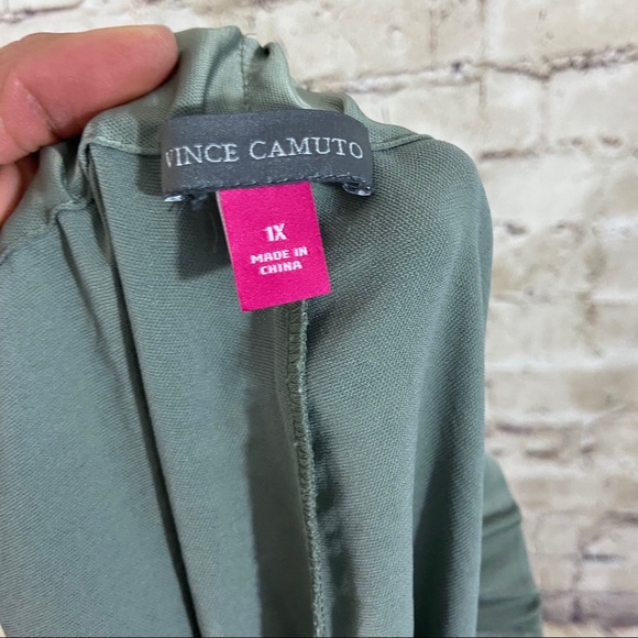 Vince Camuto olive green harem pants size 0X - Picture 3 of 7